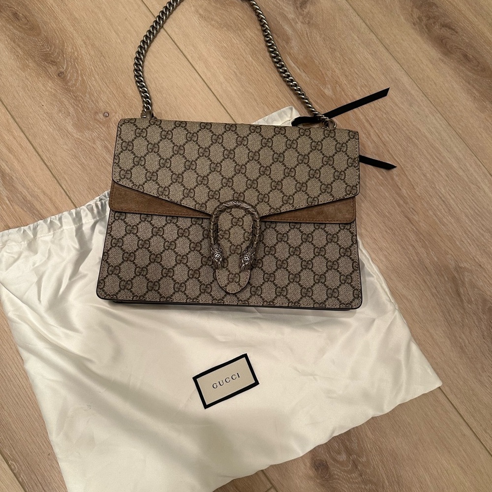 Gucci Brown and Tan Women's Bag